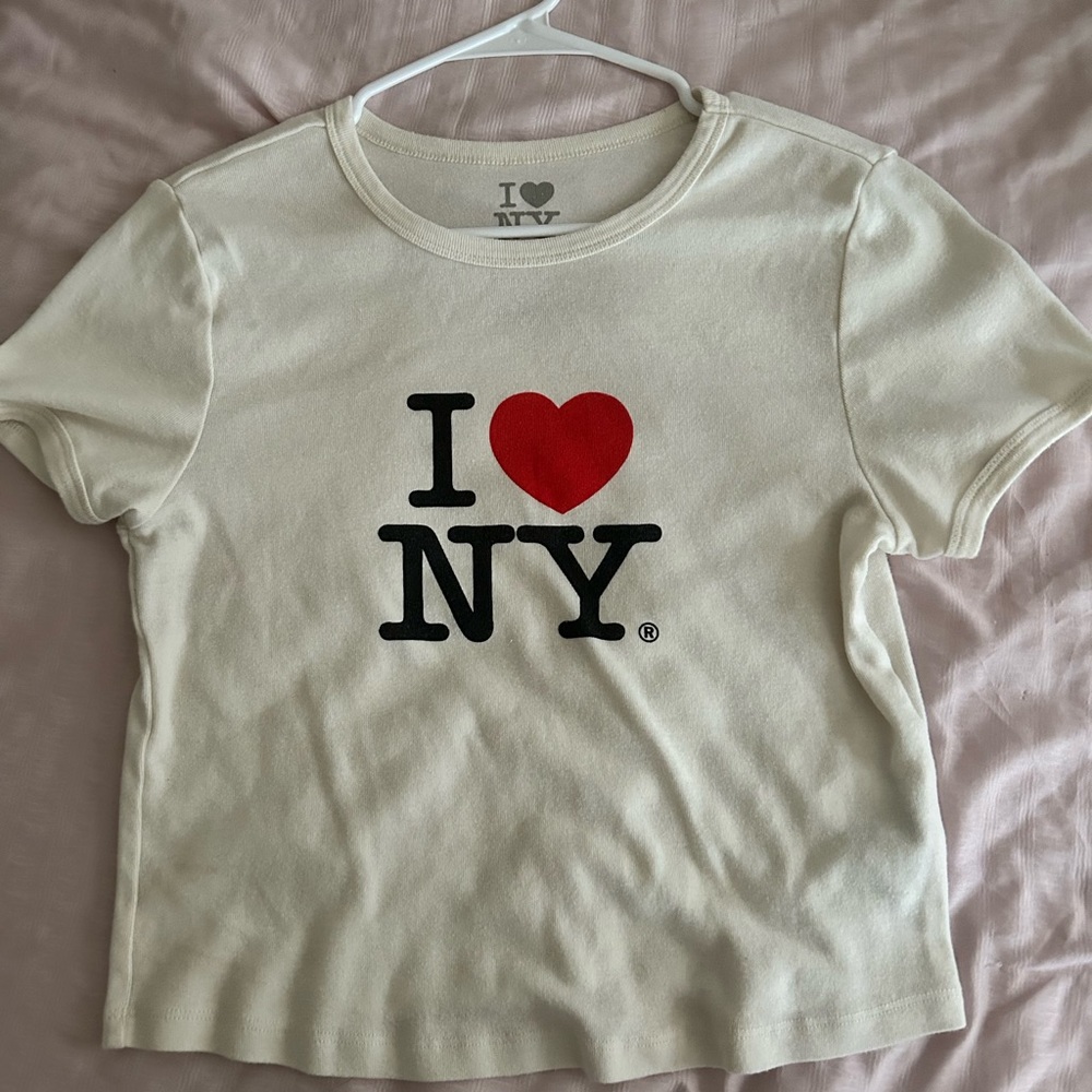 I Love NY Cream T-Shirt